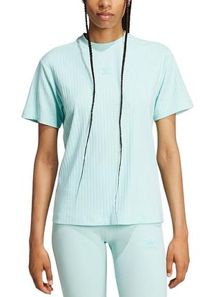 Футболка женская adidas ess wr tee голубая