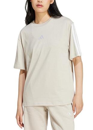 Футболка женская adidas w 3s sj bf t бежевая