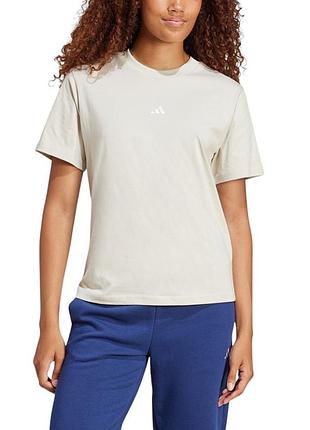 Футболка женская adidas w sl sj t бежевая