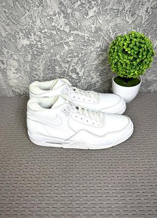 Nike air flight кроссовки 47 размер баскетбольные кожаные белые