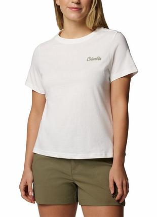 Футболка жiноча columbia rolling bend™ graphic ss біла