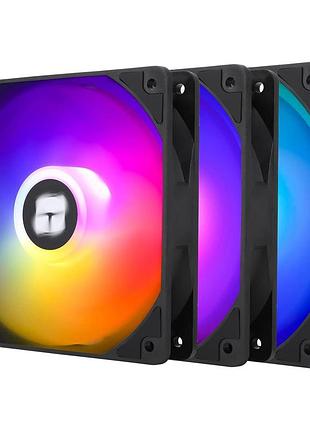 3 шт. вентилятор для процесора thermalright tl-c12c-s x3 120-мм argb охолоджувальний вентилятор до 1550 об/хв