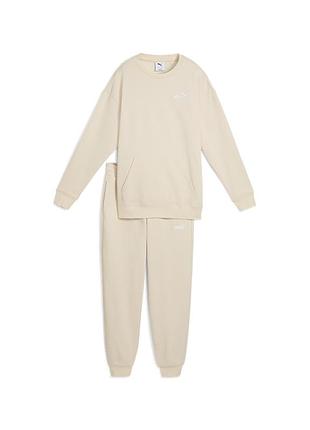 Костюм женский puma sweat suit relaxed fl молочный 68816087