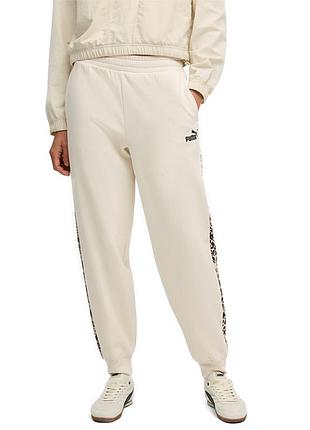 Штани жіночі puma ess graphic animal comfort high-waist sweatpants fl молочні 68808687
