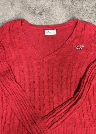 Светр жіночий hollister червоний