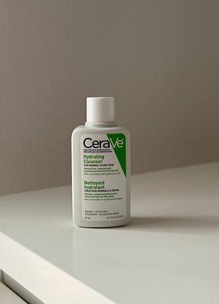 Увлажняющая очищающая эмульсия cerave hydrating cleanser
