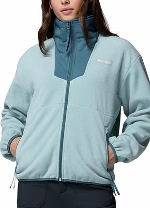 Женская толстовка columbia sequoia groveTM full zip fleece бирюзовая