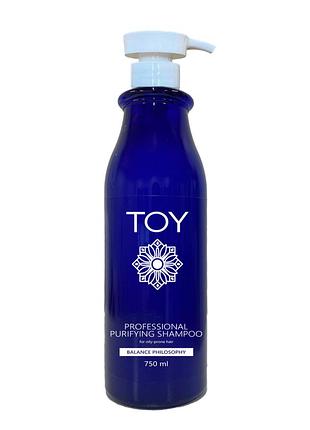 Toy balance philosophy професійний очищуючий шампунь для волосся схильного до жирності, 750 мл