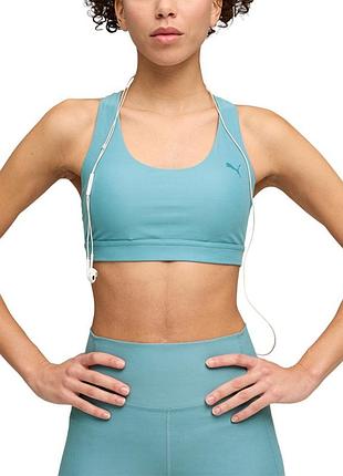 Бра жіночий puma cloudspun bra - mid бірюзовий 52746246