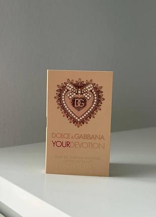 Духи парфуми dolce & gabbana your devotion intense
