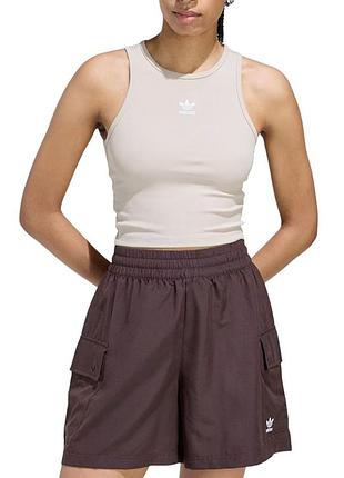 Майка жіноча adidas ess rib tank бежева