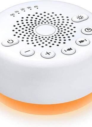 Генератор білого шуму для сну малюків та дорослих easysleep ewn-i2, білий | акустичний нічник з англійською вилкою uk-plug