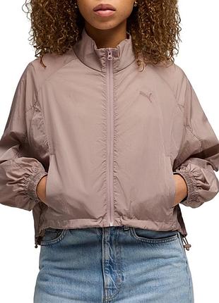 Ветровка женская puma her relaxed full-zip woven jacket мягко 69188788