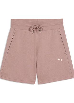 Шорты женские puma class high-waist shorts 5" t мокко 69187488