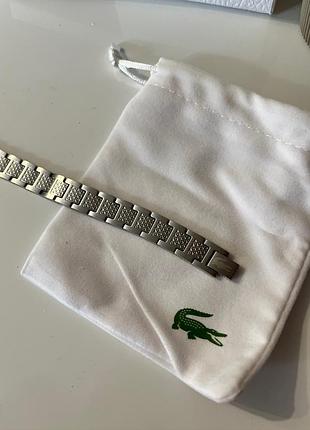 Мужской браслет lacoste — нержавеющая сталь 316l, регулируемая длина, стильный дизайн, мужской аксессуар