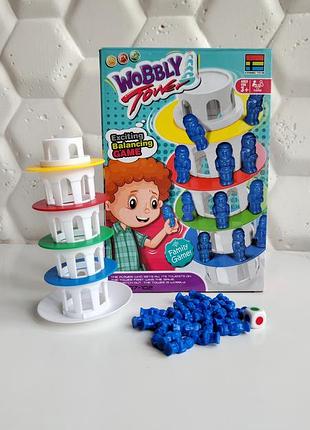 Настільна гра vladi toys wobbly tower баланс вежа фігурки балансир