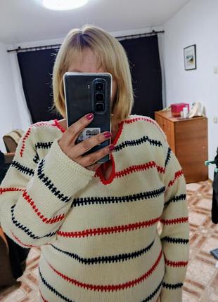 Свитер туника батал джемпер реглан женский большого размера