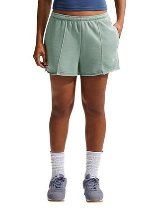Шорты женские nike w nsw offln chll ft short зеленые