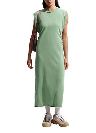 Платье женское nike w nsw nk chll ft dress зеленое