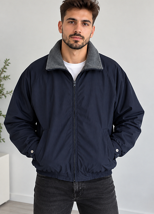 Мужская демисезонная куртка bn menswear 2xl с флисовой подкладкой