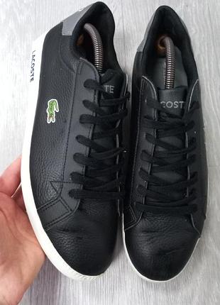 Шкіряні чоловічі кросівки lacoste