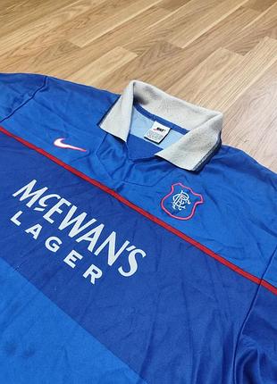 Vintage glasgow rangers 1997/99 home soccer jersey