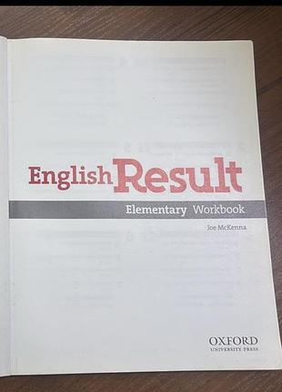 English result elementary workbook 3