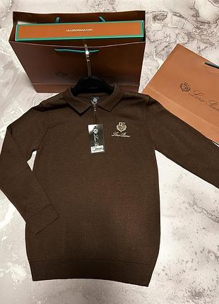 Реглан для хлопчика loro piana коричневий