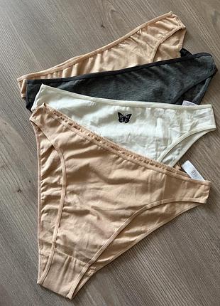 Бавовняні трусики комплект 4 шт primark