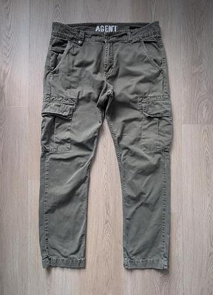 Чоловічі тактичні військові карго штани alpha industries agent pant оливка 36р