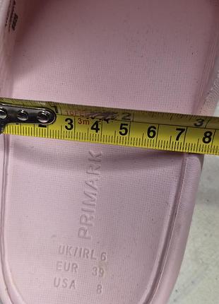 Шлепанцы primark 8