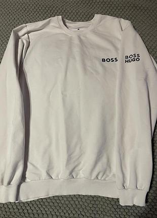 Білий світшот boss