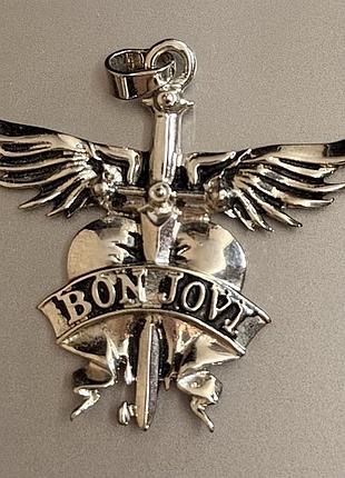 Кулон сталевий bon jovi (лого)