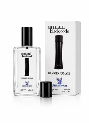 Мужской парфюм giorgio armani black code джорджио армани блек код с ферромонами 60 мл тестер