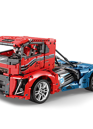 Конструктор машина фура volvo dark на радиоуправлении 2116 деталей 2.4 ghz