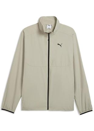 Ветровка мужская puma tech woven track jacket оливковое