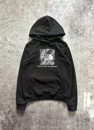 Худі жіноче чоловіче унісекс з логотипом tnf the north face s m чорне