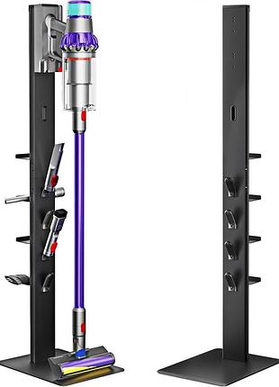Підставка для пилососа pegzone, сумісна з dyson, з 4 гачками та 4 полицями