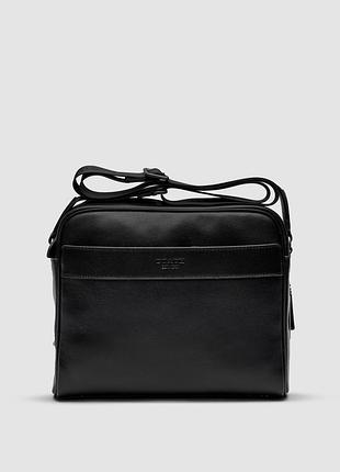 🦁 coach charles camera crossbody messenger bag smooth skin black