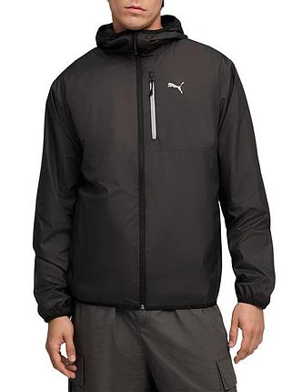 Ветровка мужская puma tech windbreaker черная