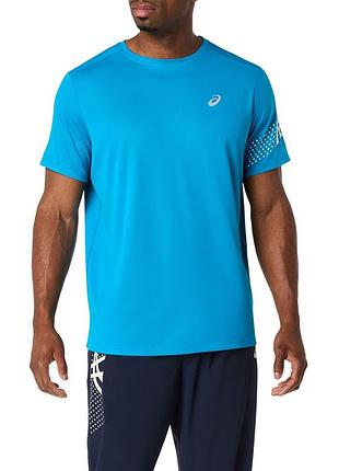 Футболка мужская asics icon ss top голубая