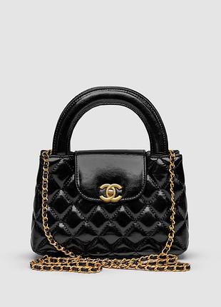 💎 chanel kelly bag shiny aged calfskin black & gold hardware