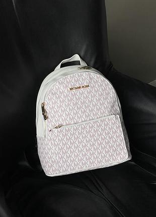Рюкзак michael kors kenly medium adina бело-пудровый