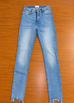 Джинси жіночі tally weijl pump , high waist
push up skinny,сині, eur 38