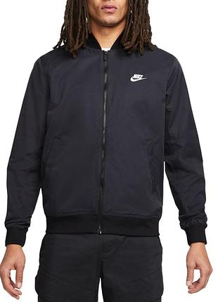 Ветровка мужская nike m nk club wvn ul bombr jkt черная