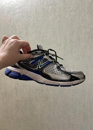 Кросівки чоловічі new balance 860v3 stability running shoes сірий, синій