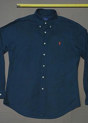 Воротник 42 см ralph lauren size l черная рубашка slim fit 
100% cotton