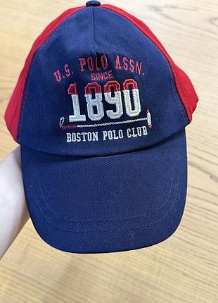Унисекс кепка polo 1890 синяя