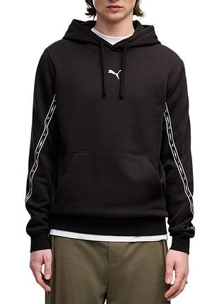 Мужская толстовка puma ess tape hoodie fl черная