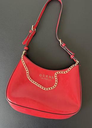 Жіноча сумка guess червона